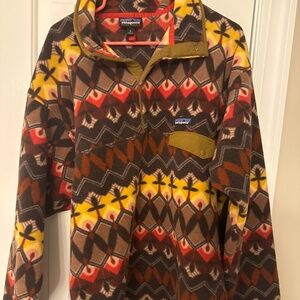 XL Patagonia synchilla big logwood fleece pullover